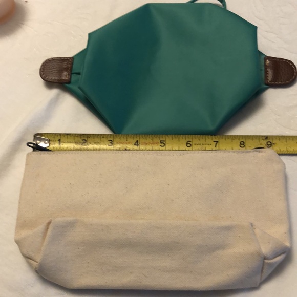 LAUREN RALPH LAUREN  “LRL” canvas CLUTCH & WRISTLET by “J” PERSONAL / MAKE UP - Picture 10 of 12